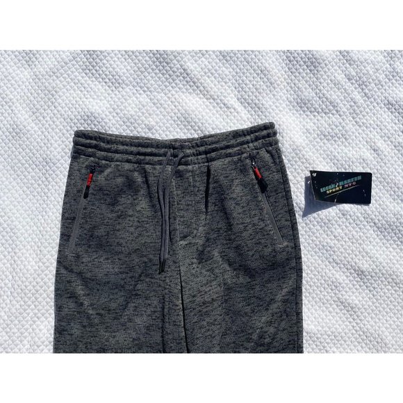 NWT Logan & Martin Jogger Pants Mens Medium Gray zip closure Pockets Drawstring - Picture 3 of 10